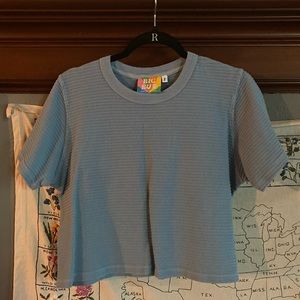 big bud press honeycomb tshirt baby blue